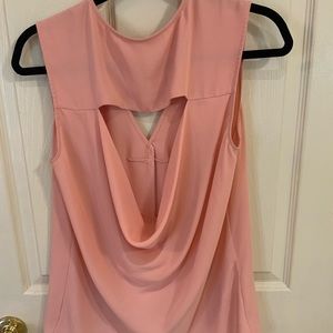 BCBG Maxazria Peach Open Back Top